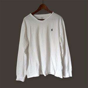 Polo by Ralph Lauren Classic Fit White Long Sleeve Tee Size XL